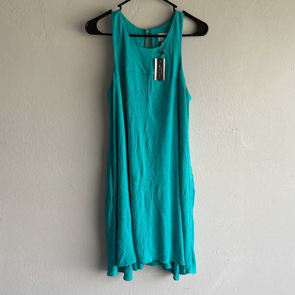 Milly Aqua Sleeveless Dress